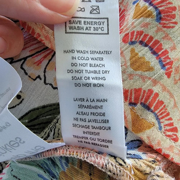 Orientique Australian Floral Dress Womens Size XS Multicolor - Picture 14 of 14